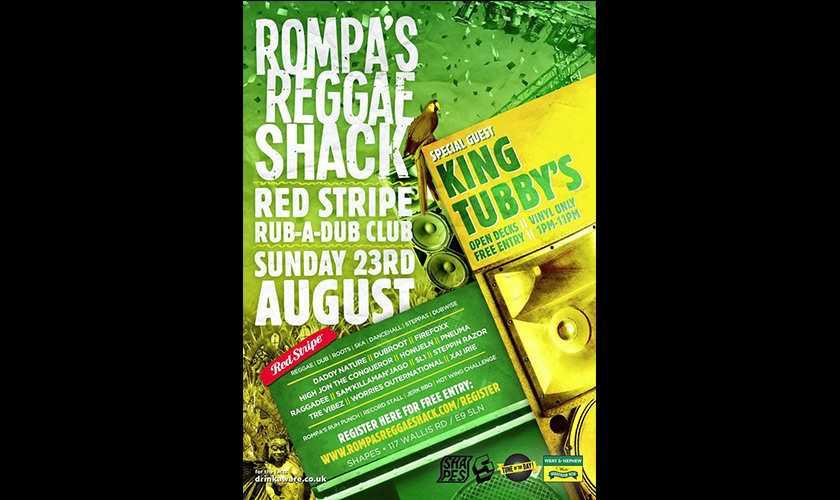 Rompas-Red-Stripe-Rub-A-Dub-Club-King-Tubbys